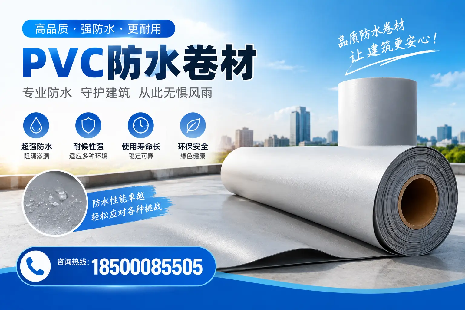 如何选择高质量的PVC防水卷材?张掖消费者必看指南